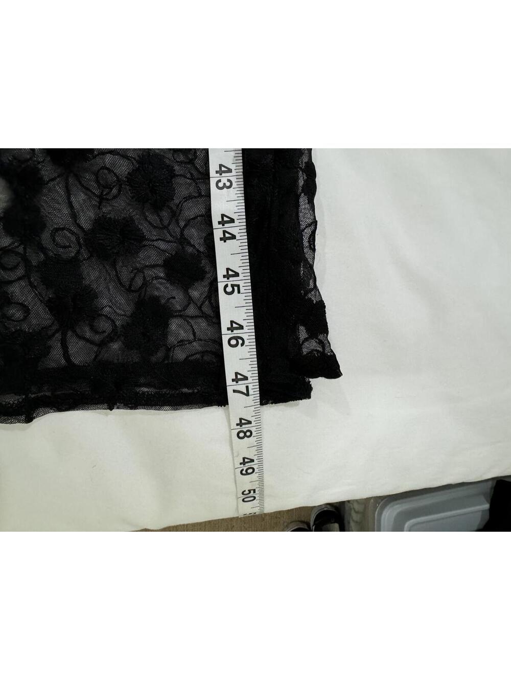 NWT Princess Polly Britton Black Floral Lace Sheer Sleeveless Maxi Dress Size 8 - Picture 8 of 9